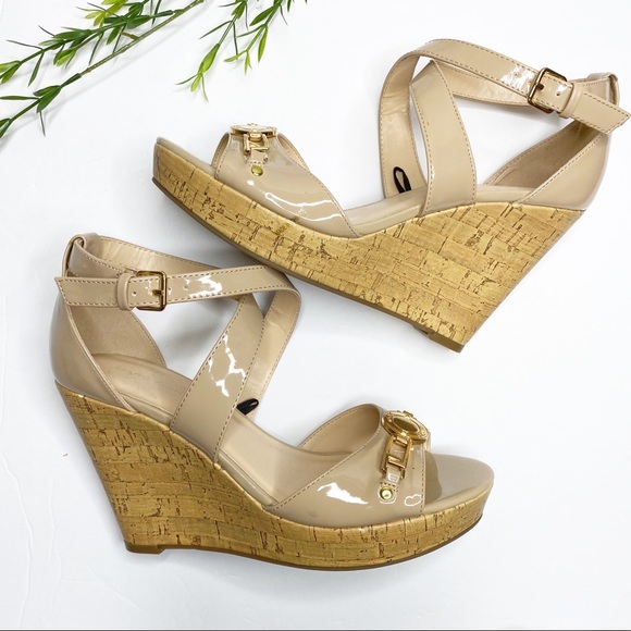 marc fisher cork wedges